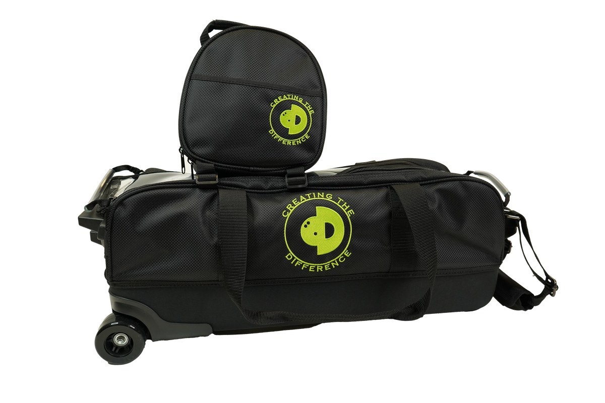 NEW 3Ball Roller Tote with Optional Single Bag Attachment and Persona