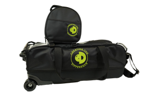 NEW 3-Ball Roller Tote with Optional Single Bag Attachment and Personalized Name Tag