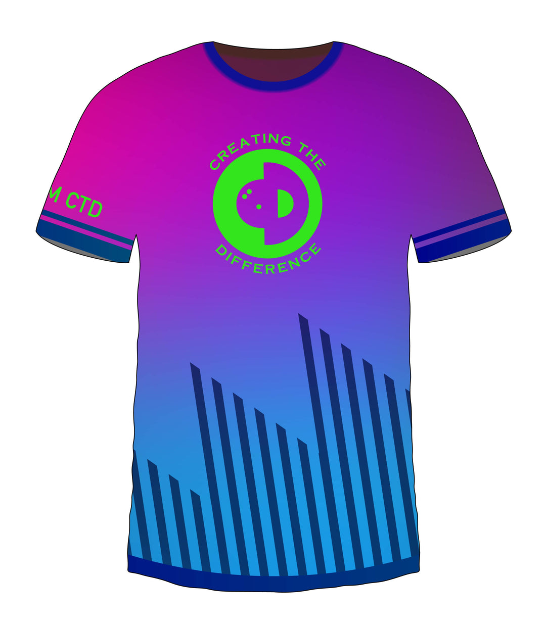 Purple Pink Stripe Jersey