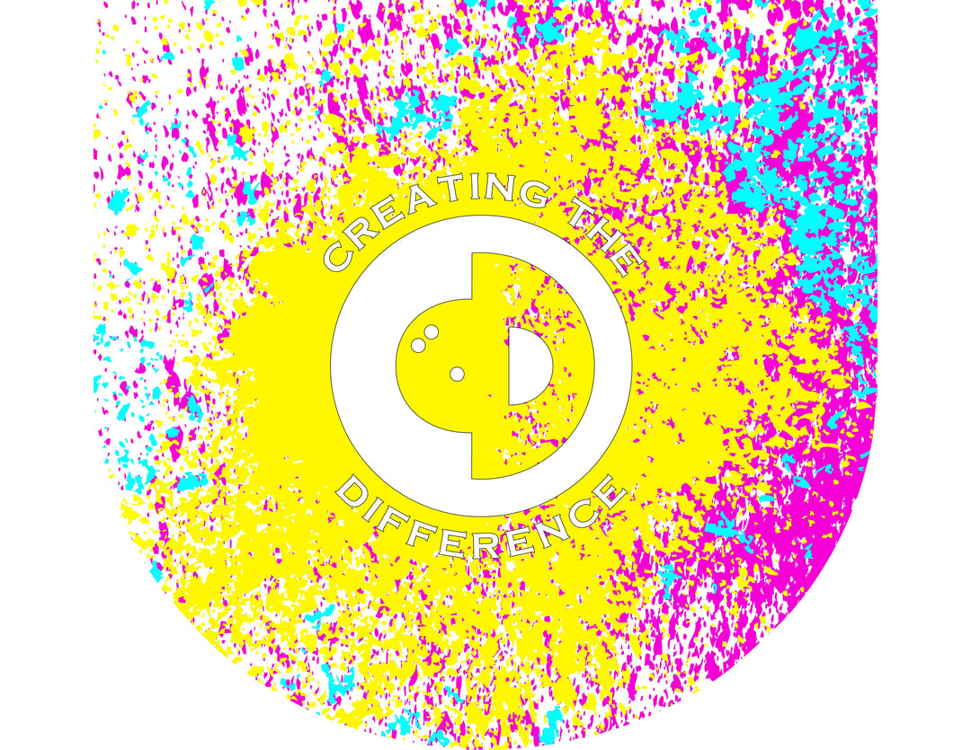 Neon Spray White Bowling Ball Bag