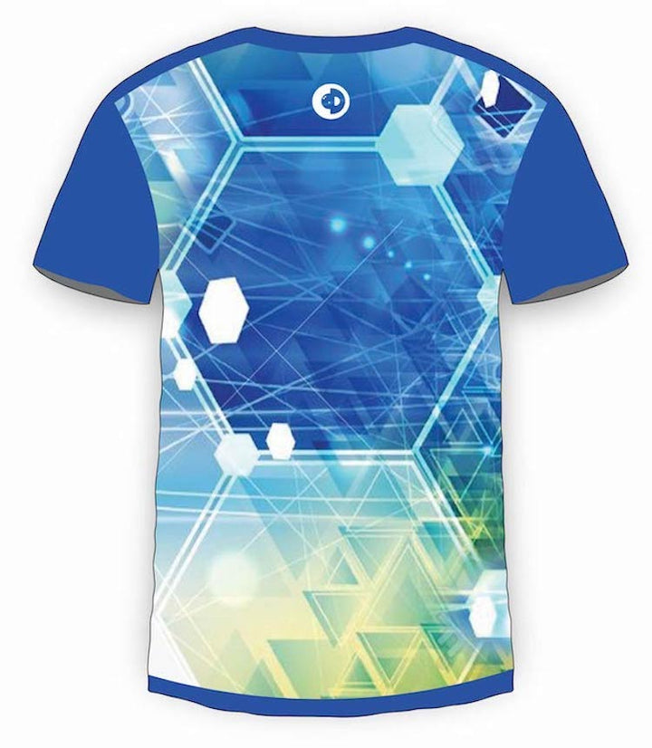 Light Blue & Green Hex Jersey