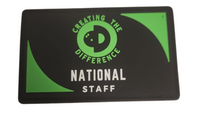 STAFF PVC Patches for Creating the Difference Backpack 11 Pro