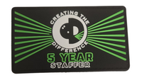 STAFF PVC Patches for Creating the Difference Backpack 11 Pro