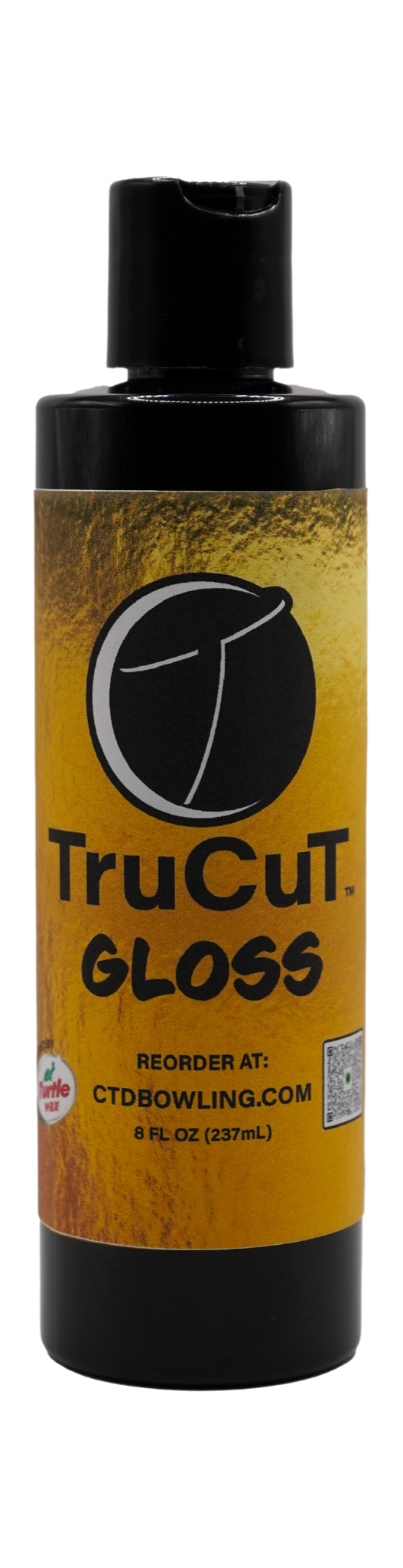 An 8oz bottle of TruCut Gloss
