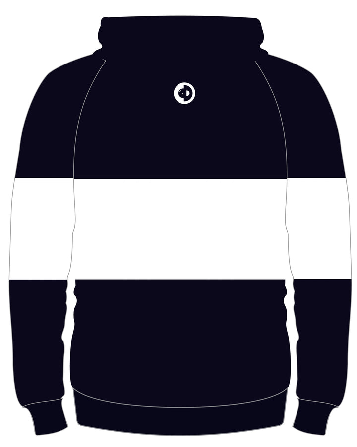 Tri-Stripe Black Hoodie