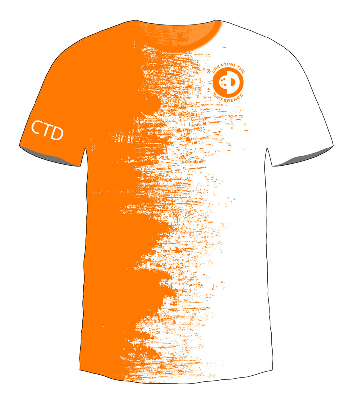B2B White - Orange Jersey