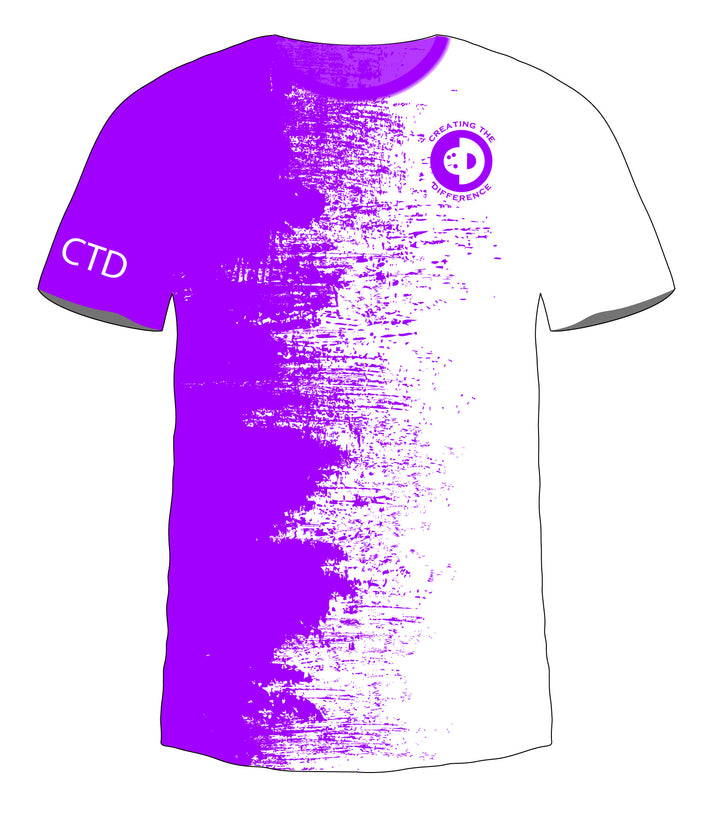 B2B White - Purple Jersey