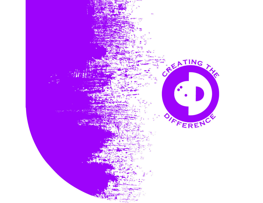 B2B White - Purple Ball Bag