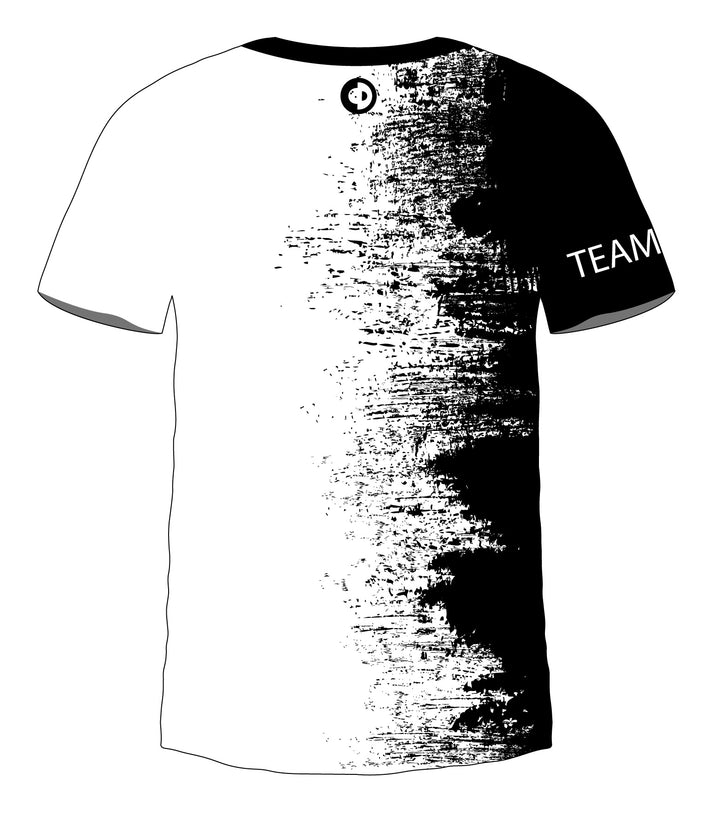 B2B White - Black Jersey