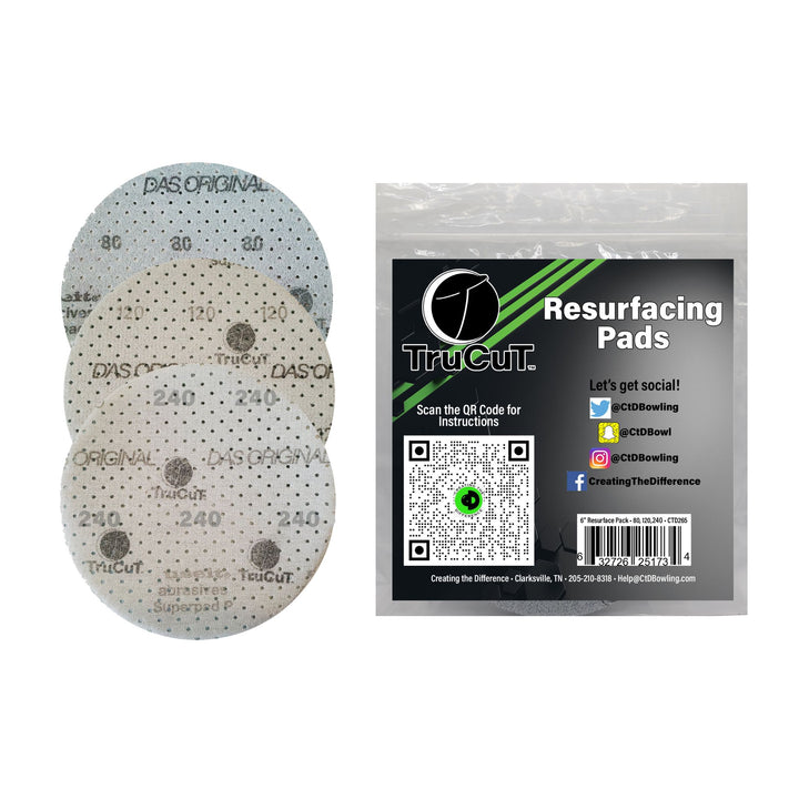 TruCut Resurfacing Pads - 6"