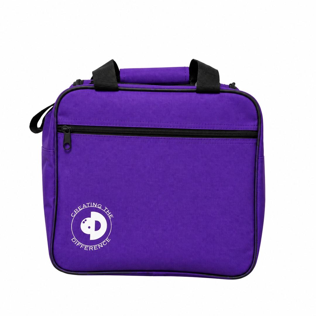 Single Ball Bowling Bag Purple