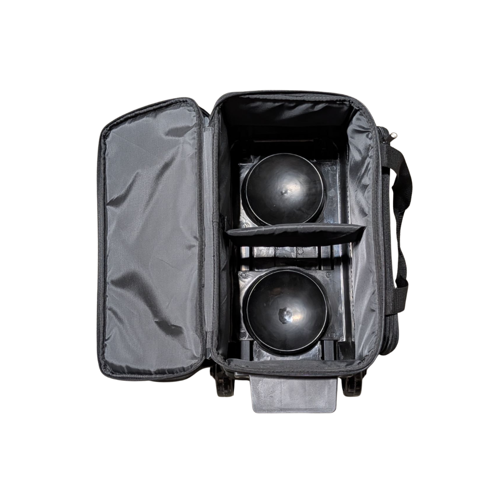 Double Roller Bowling Bag Purple