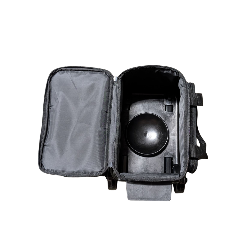 Single Ball Roller Bowling Bag Black