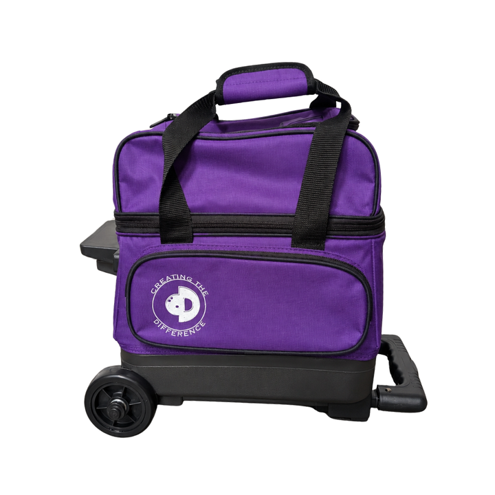 Single Ball Roller Bowling Bag Purple