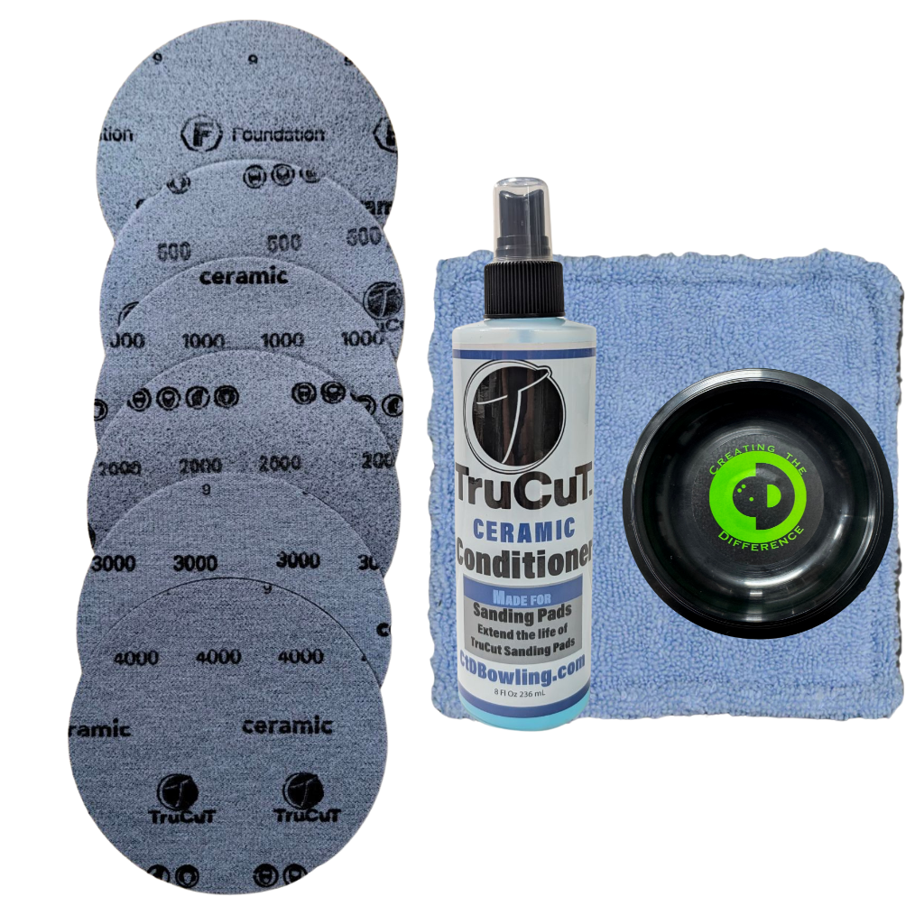 TruCuT Ceramic Sanding Pads and Ceramic Conditioner Kit
