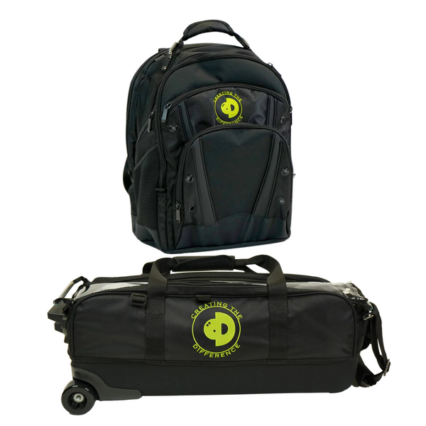 3-Ball Roller Tote and 10th CtD Tournament Backpack COMBO