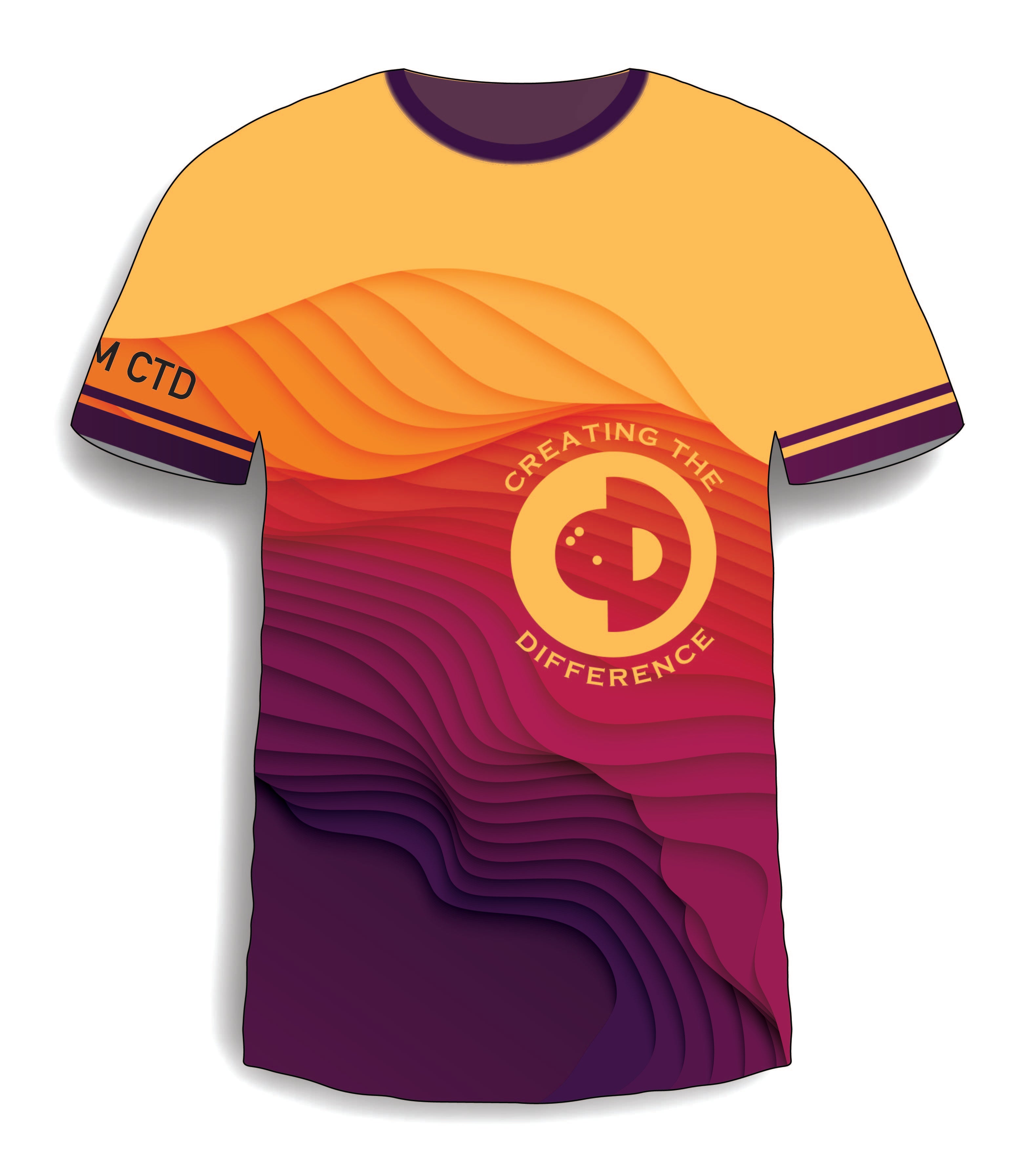 Bowling Shirts | Gradient Curves Jersey | Creating the