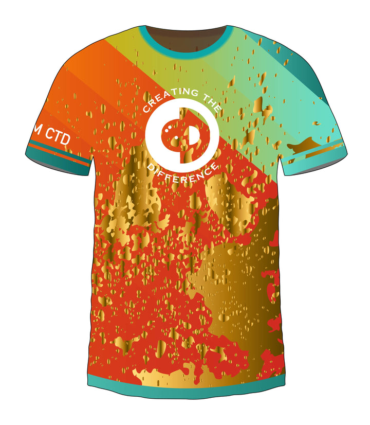 Splatter Style Gold 2 Jersey