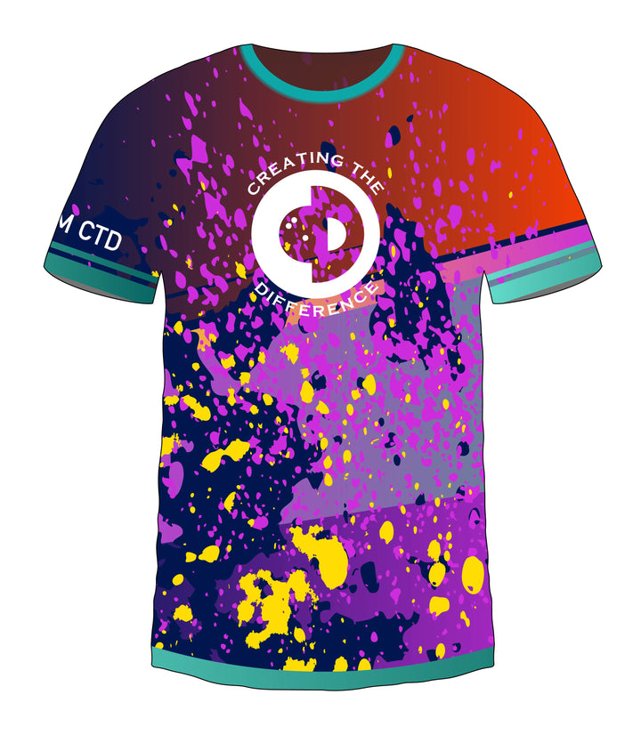 Splatter Style Purple 2 Jersey