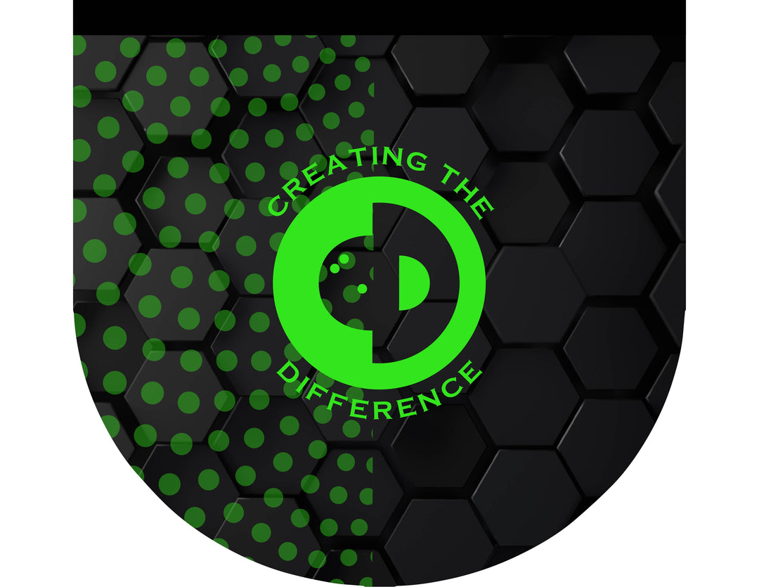 Green Dot Hex Bowling Ball Bag