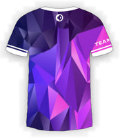 Geometric Purple Jersey