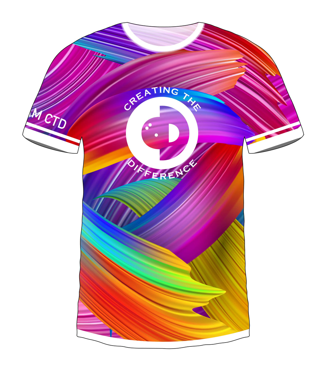 Brush Stroke White Jersey