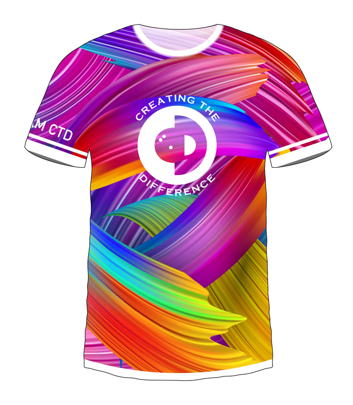 Brush Stroke White Jersey