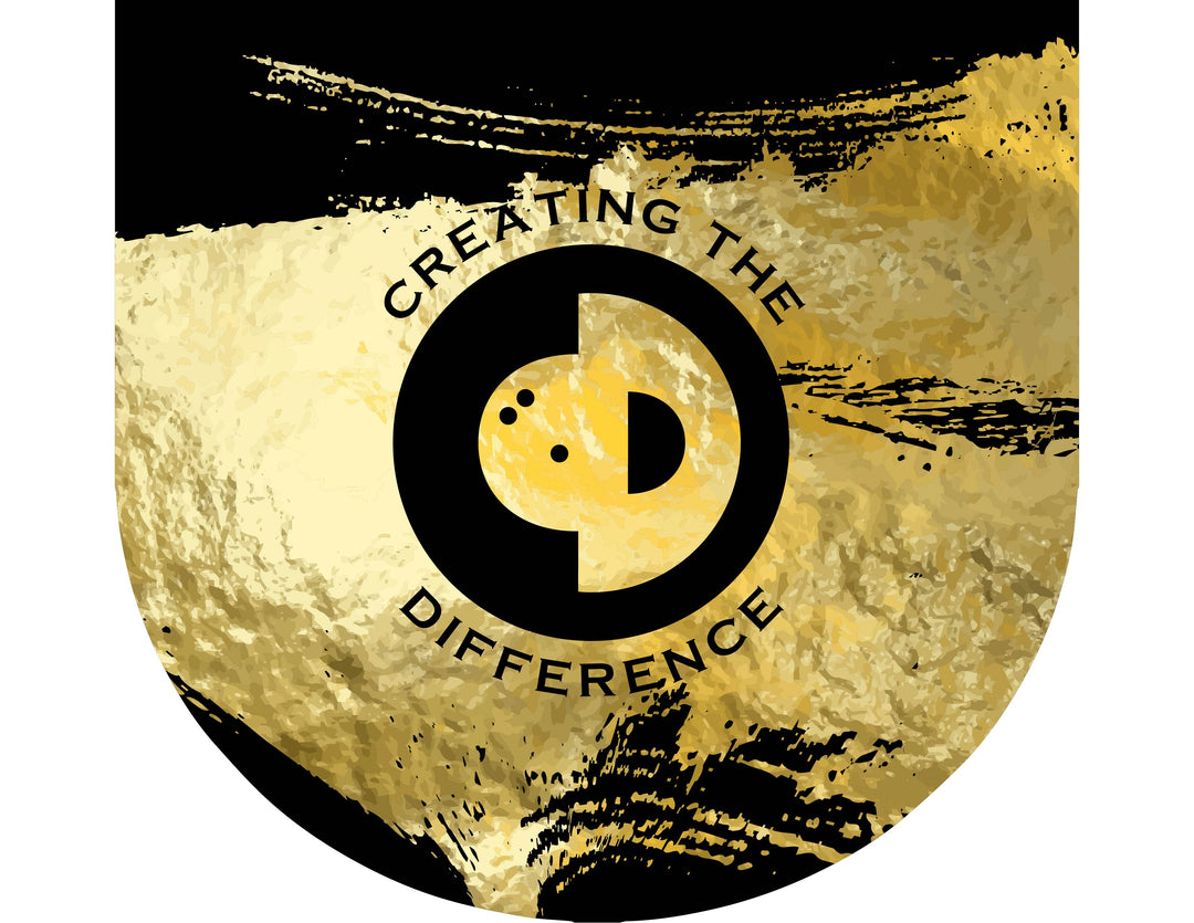 Golden Black Bowling Ball Bag