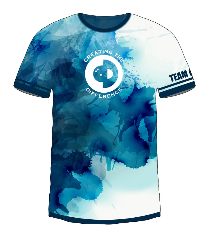 White Watercolor Jersey