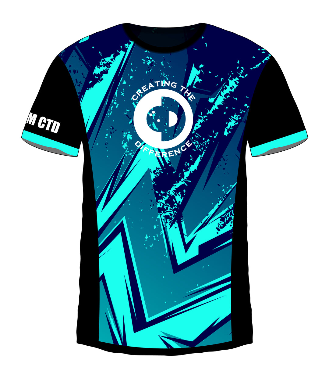 Jagged Teal Jersey