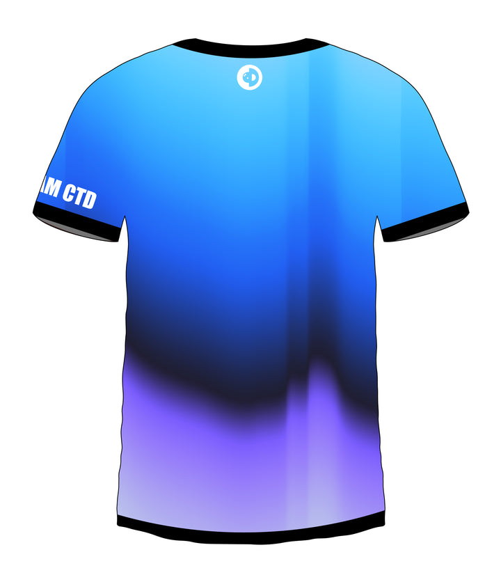 Blurry Blue White Jersey