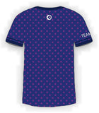 Pink CTDots on Blue Jersey