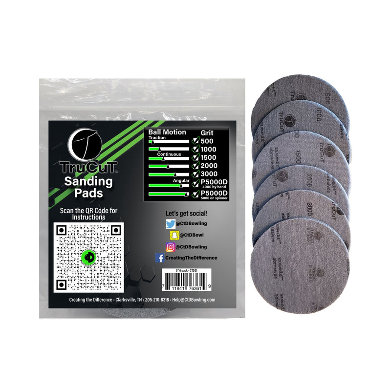 TruCut Sanding Pads - 6 Pack Standard